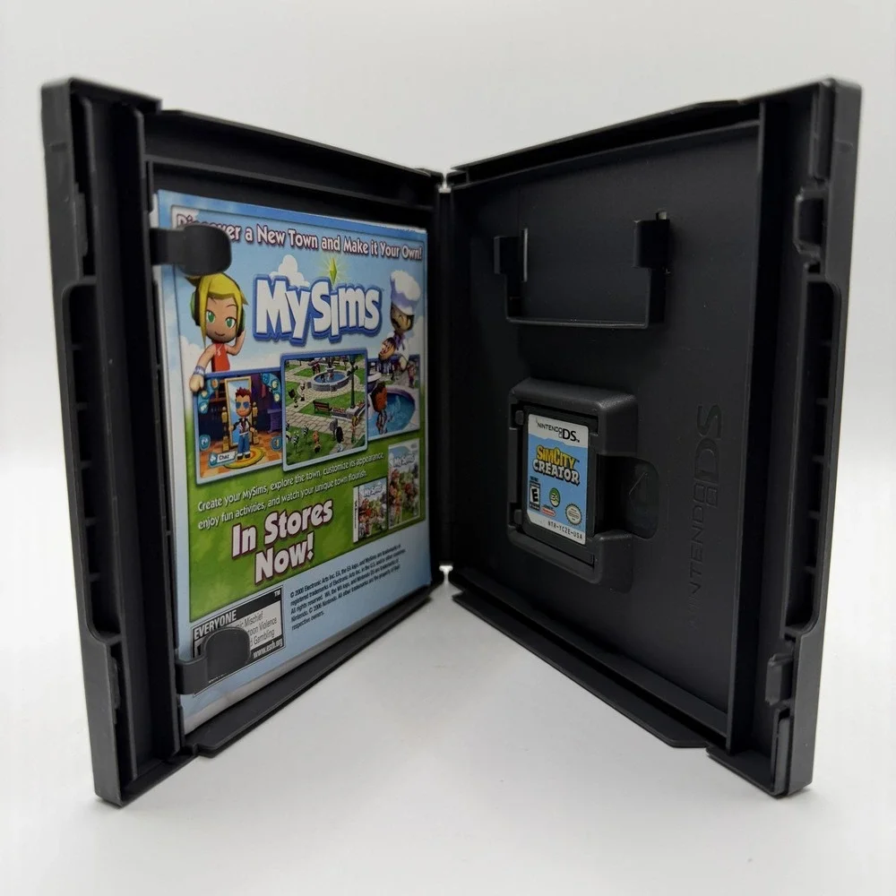 SimCity Creator Nintendo DS Game E EA NTSC-U/C Case Cartridge 2008 Multiplayer